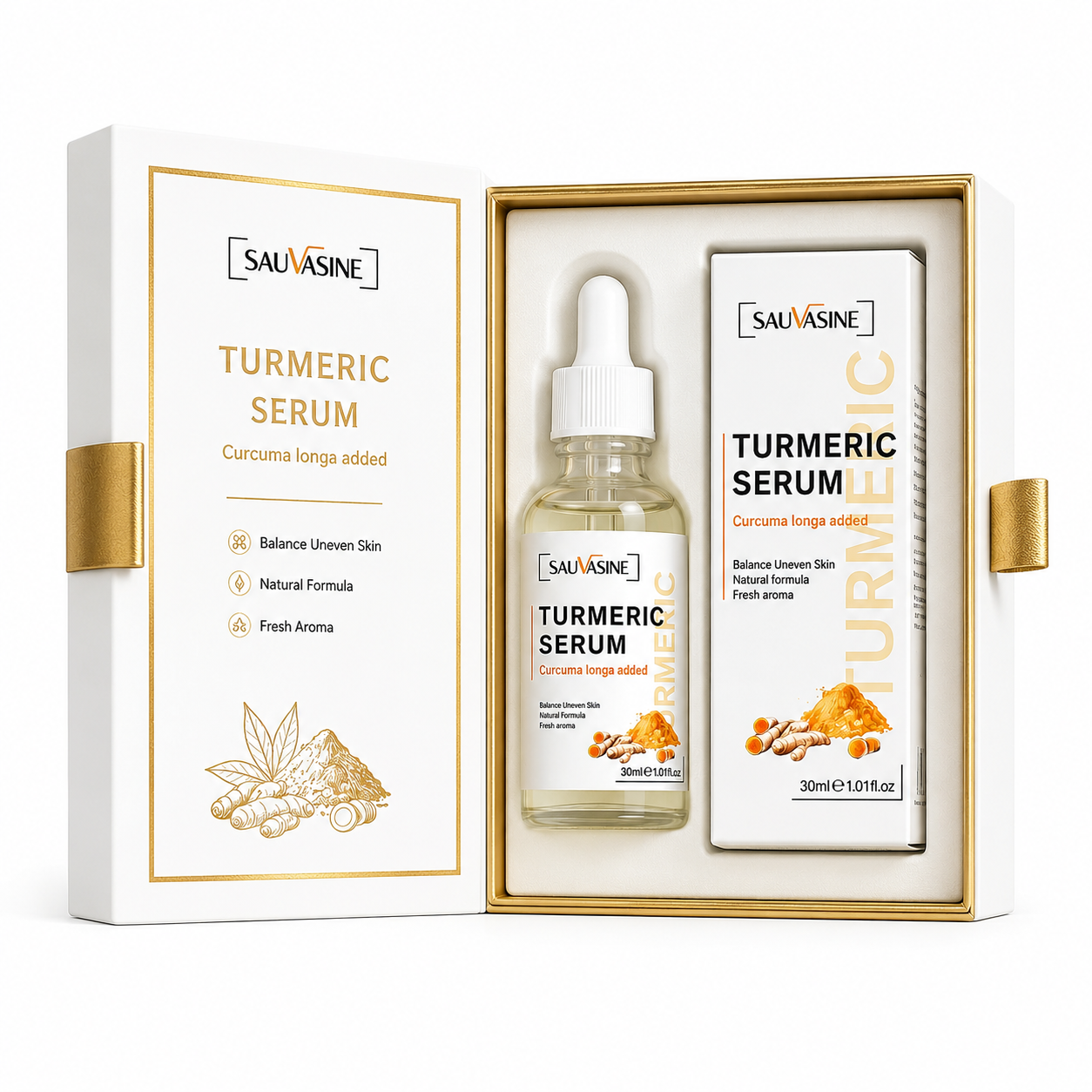Sérum Turmeric — Embalagem